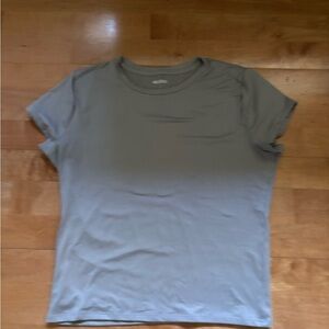 Hollister gray Women's Top smoothing double-layer